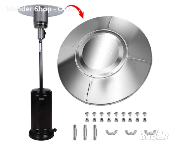 Външен газов отоплител тип гъба 13KW, снимка 4 - Отоплителни печки - 52739181