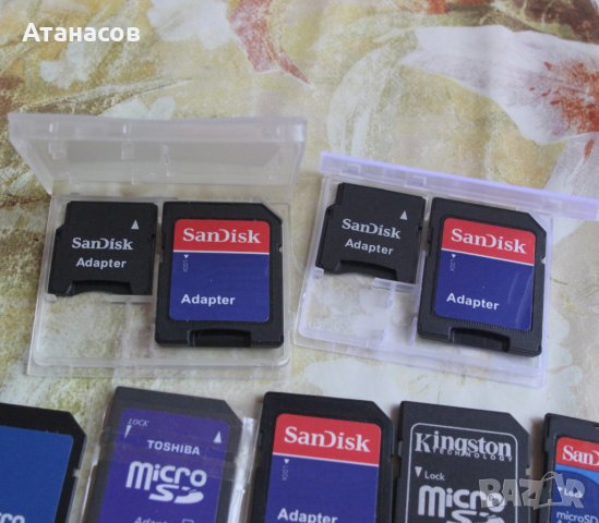 Пластмасова кутия 10 броя за SD мемори карта, снимка 5 - Карти памет - 38953208