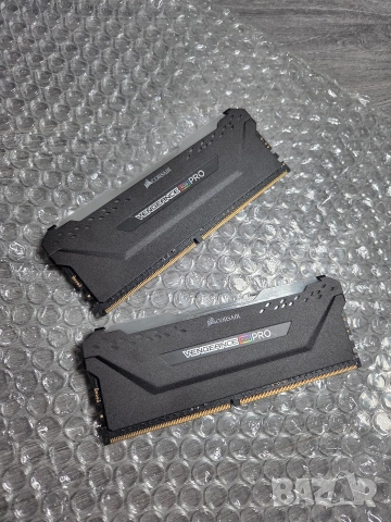 ПРОМО ! 16 GB DDR4 Corsair Vengeance PRO RGB 3200 MHz рам памет !, снимка 2 - RAM памет - 53636764