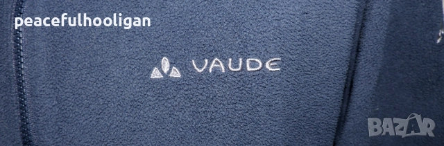 Vaude Outdoor Polar Fleece -мъжко тъмно сиво  поларено горнище с цип размер XL , снимка 12 - Якета - 52430204