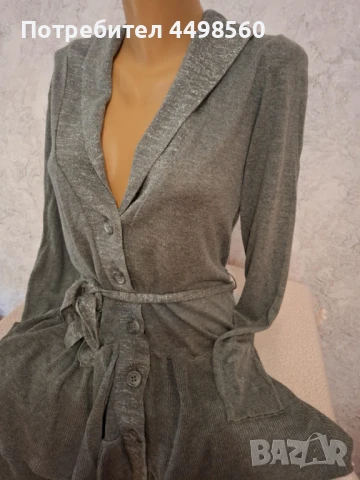 Дамска Жилетка с колан, снимка 5 - Жилетки - 51157971