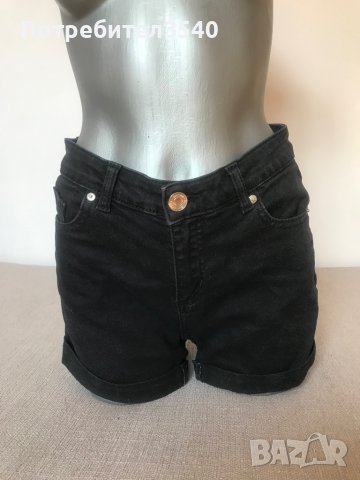 Къси черни панталони, снимка 2 - Къси панталони и бермуди - 41697359