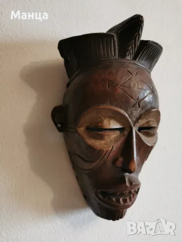 Африканска маска чокве, снимка 4 - Антикварни и старинни предмети - 49255830