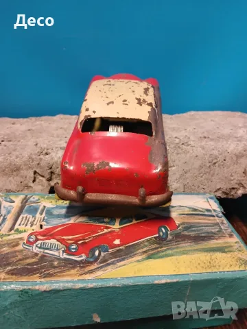 Very rare old tin toi car MSB-DDR 50s Стара играчка., снимка 5 - Колекции - 55742112