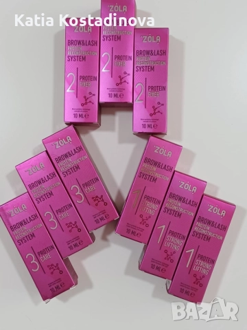 ZOLA продукти на марката. Бои, къни, сетове и стъпки за ламиниране. , снимка 13 - Козметика за лице - 52338960