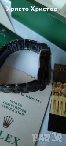 Мъжки луксозен часовник Rolex Submariner , снимка 10 - Мъжки - 41513100