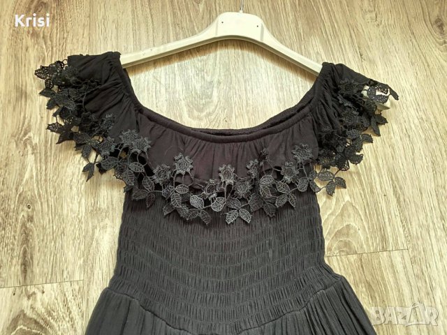 Дамска рокля с рязана дантела, снимка 3 - Рокли - 41474164