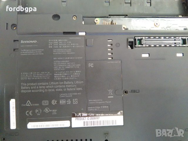 IBM Lenovo T60, снимка 3 - Лаптопи за дома - 41062755