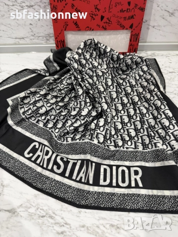 НАЛИЧЕН Christian Dior шал с етикет