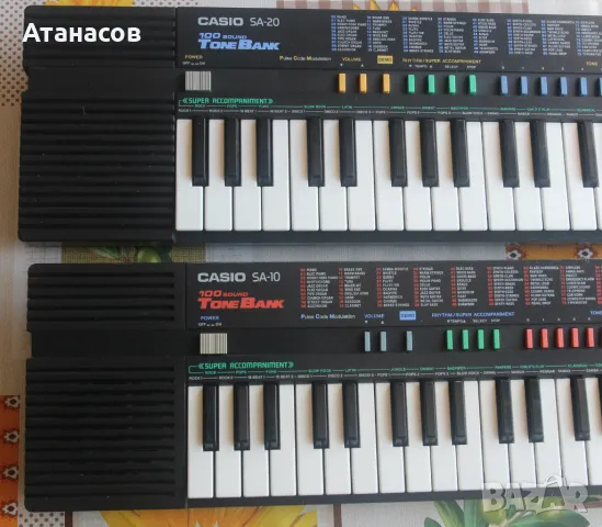 Casio SA-10 и Casio SA-20 Keyboard - синтезатор., снимка 5 - Синтезатори - 47600800