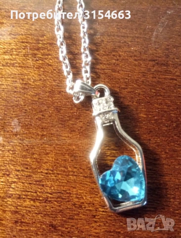 Колие с кристал , снимка 6 - Колиета, медальони, синджири - 50624793