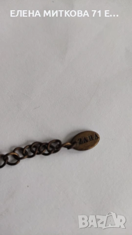 Масивно колие на ZARA с цветни кристали и ръчно изплетена яка върху метална основа, снимка 8 - Колиета, медальони, синджири - 53419537