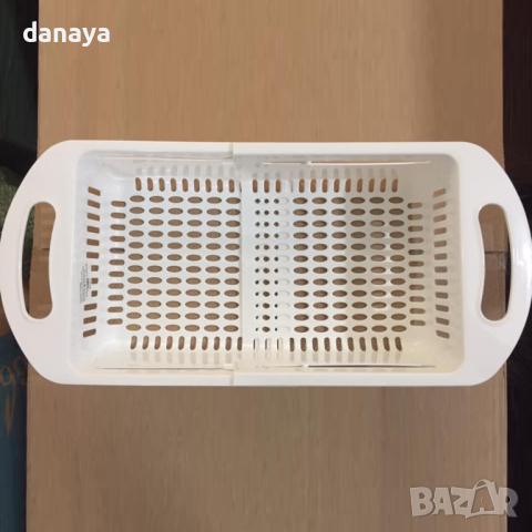 4574 Разтегателен гевгир за мивка сушилник за плодове и зеленчуци, снимка 4 - Аксесоари за кухня - 44744555