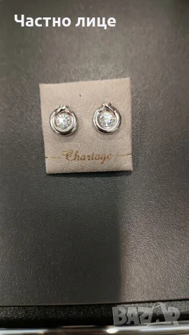 Сребристи обеци Chartage