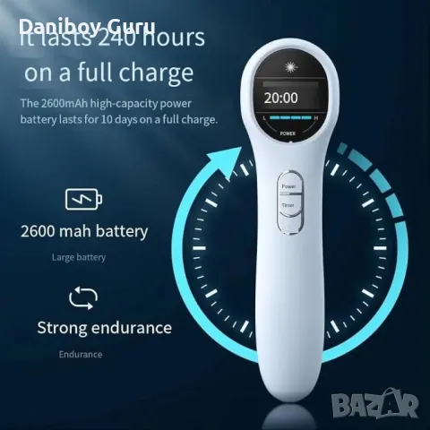 Устройство за студена лазерна терапия за облекчаване на болки, стави, мускули и тъкани , снимка 4 - Други - 48835421