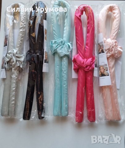 Сатенен ролер за къдрене на коса, снимка 4 - Аксесоари за коса - 39383004