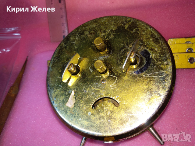 PRIM MADE IN CZECHOSLOVAKIA Стар МЕХАНИЧЕН КОЛЕКЦИОНЕРСКИ ЧЕХОСЛОВАШКИ БУДИЛНИК - ПРИМ 30611, снимка 11 - Антикварни и старинни предмети - 44549503