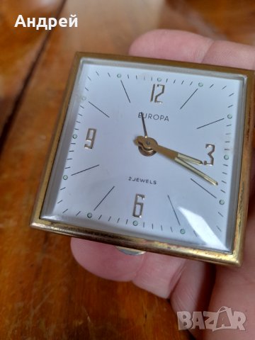 Стар часовник Europa,сувенир БГА Балкан,Balkan, снимка 5 - Антикварни и старинни предмети - 38760820