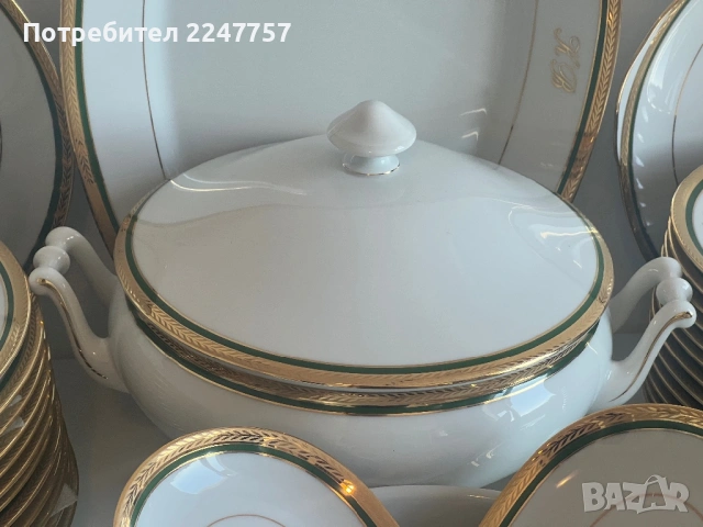 Нов сервиз за хранене и чай Limoges 12 души, снимка 11 - Сервизи - 53793615