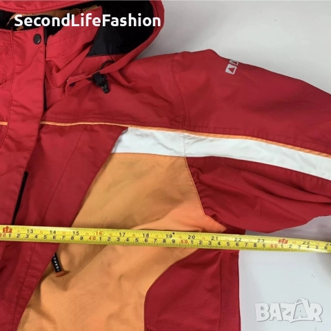 Дамско ски/сноуборд яке Icepeak Tornado размер 42 L  червено с качулка, снимка 8 - Якета - 52262321