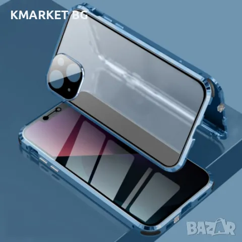 Apple iPhone 13 mini Удароустойчив Калъф Metal Frame с Магнит 360 Градуса Защита и Протектор, снимка 1