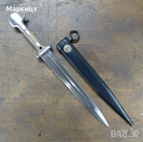 Сръбски четнически щурмови нож ЧК 24, снимка 18 - Ножове - 56078023