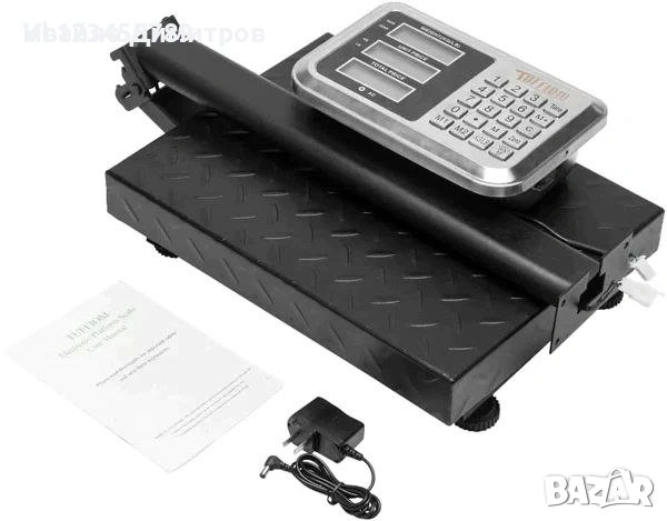 Електронен кантар до 1 тон с платформа 60х80 см,до 1000 кг везна, снимка 5 - Везни - 53470366