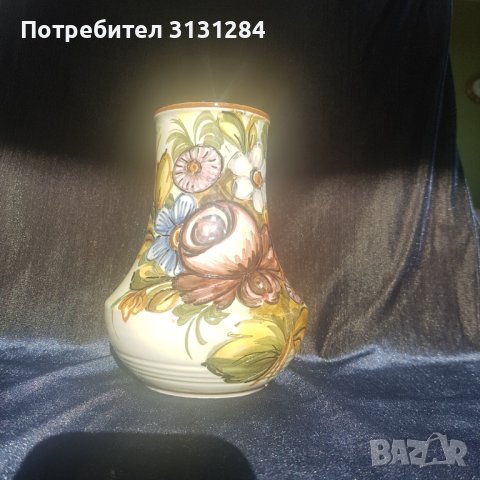 Страхотна Ваза италианска ръчно изработена Италия, снимка 1