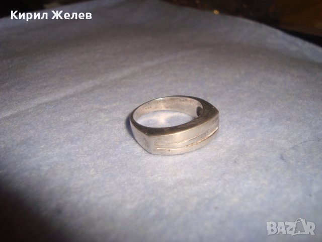 SEZGIN СРЕБЪРЕН АРТ ПРЪСТЕН МАРКОВ СЕЗГИН 925 СРЕБРО925 ОКСИДИРАН ЮВЕЛИРНА БУТИКОВА ИЗРАБОТКА 25968, снимка 5 - Пръстени - 35950931