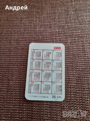 Календарче Пинко Розовата Пантера 1989, снимка 2 - Колекции - 49560639