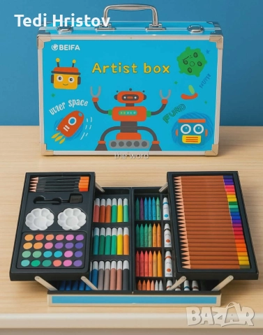 Творчески комплект за рисуване с изключително разнообразие от цветове, снимка 7 - Рисуване и оцветяване - 52851095