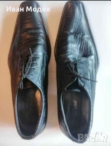 Продавам обувки естествена кожа с уникален дизайн (предполагам крокодилска). Купувани в Англия, снимка 5 - Официални обувки - 41577761