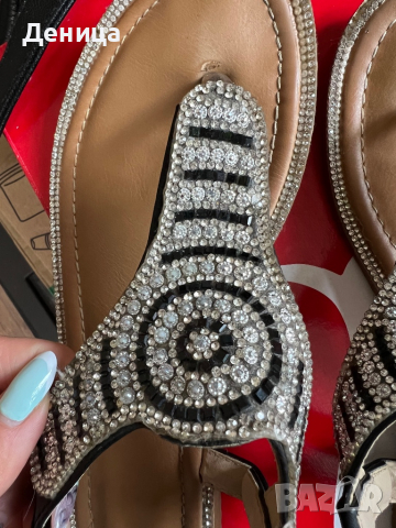 Сандали с камъчета , снимка 8 - Сандали - 33119594