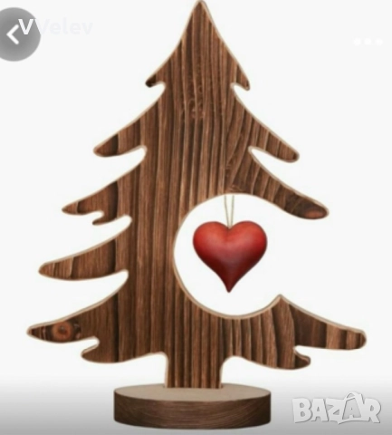 Коледни дървени декорации , снимка 4 - Декорация за дома - 52356142