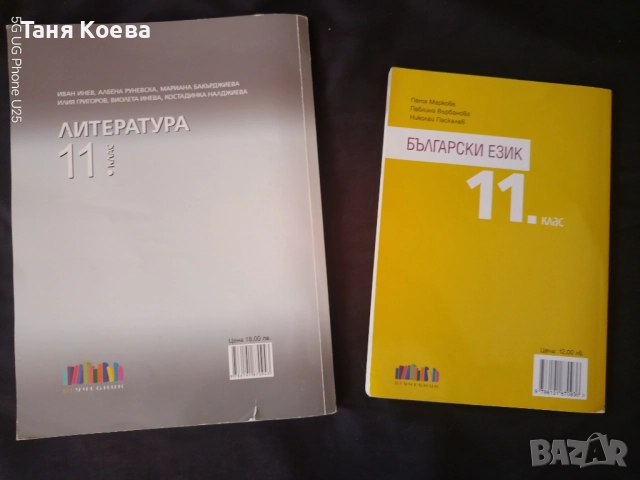 Учебници за 12 и 11 клас, по Литература, БЕ и Математика , снимка 2 - Учебници, учебни тетрадки - 51711657
