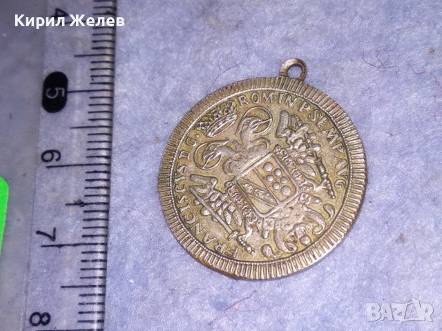 СТАР ДВУСТРАНЕН ПОСРЕБРЕН БРОНЗОВ МЕДАЛЬОН Тип МОНЕТА ТАЛЕР на МАРИЯ ТЕРЕЗИЯ АВСТРИЯ 31194, снимка 7 - Антикварни и старинни предмети - 39856910