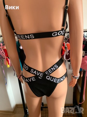 Черен бански наличен в размер М, снимка 4 - Бански костюми - 40391433