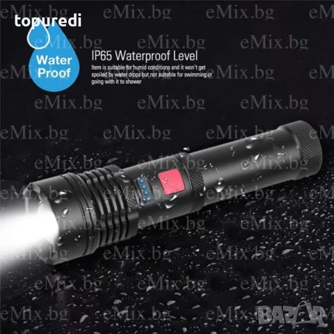 LED Акумулаторен фенер P90