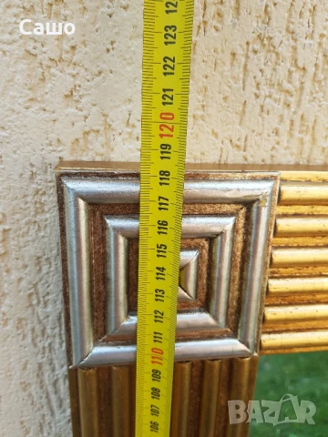 Огледало кристално позлатена рамка, снимка 12 - Антикварни и старинни предмети - 50668203