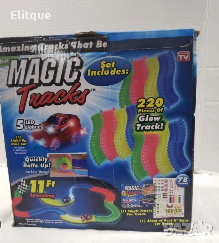 Magic Tracks – Детска светеща писта (220 части) 🚗