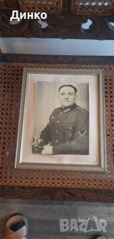 Голяма снимка портрет на немски войник оригинал 