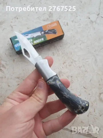 Джобен Туристически нож Mammut Rostfrei Неръждаем, снимка 4 - Ножове - 48450390