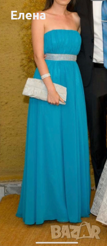 Официална шаферска рокля цвят морско синьо, снимка 3 - Сватбени рокли - 44935839