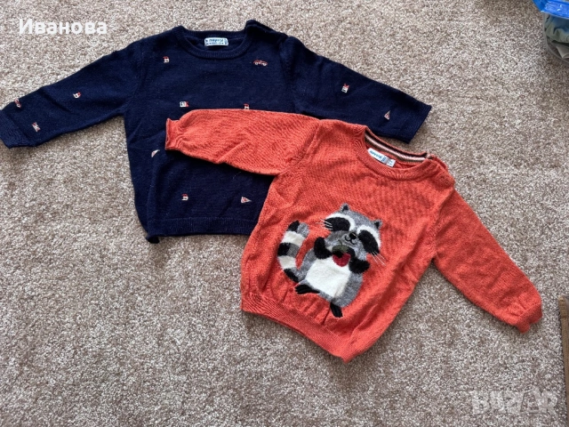 2 бр бебешки пуловерчета Майорал