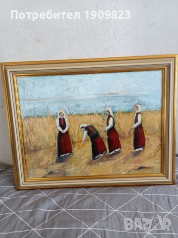 Голяма маслена картина , снимка 2 - Картини - 50734960