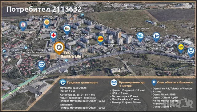 Oтдава се под наем търговско помещение 115 кв.м. – до Метростанция „Обеля“, снимка 4 - Магазини - 55787472