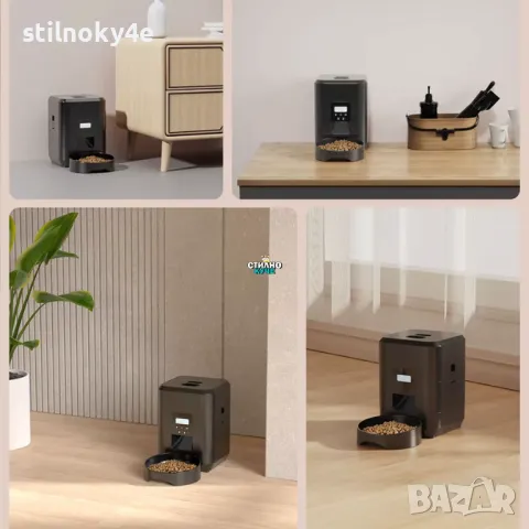 Автоматична хранилка за домашен любимец с WiFi управление Хранилки за кучета и котки, снимка 4 - За котки - 49894922