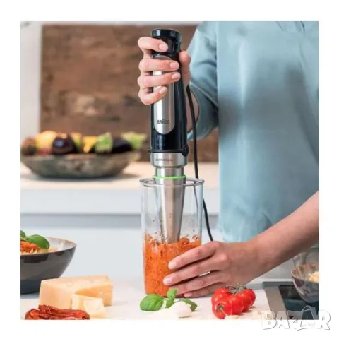 Пасатор BRAUN MultiQuick 7 Hand blender MQ7045X, снимка 2 - Чопъри и пасатори - 56388535