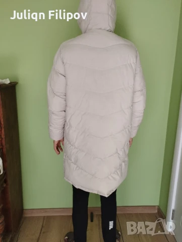 Дълго мъжко пухено яке Jack and Jones, снимка 3 - Якета - 51422506