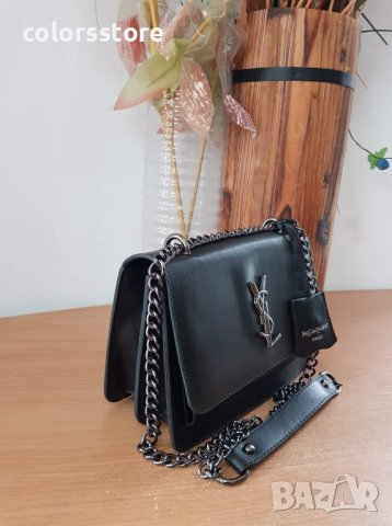 Луксозна Черна чанта YSL код SG-F13, снимка 4 - Чанти - 41863253